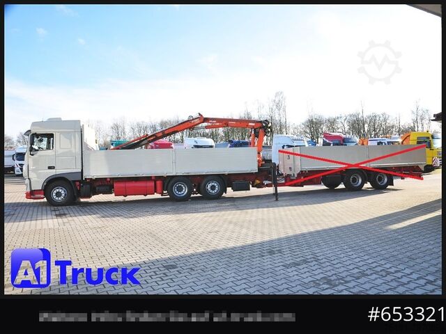 Avolava kuorma-auto DAF XF 440, Baustoff, Terex 145.2