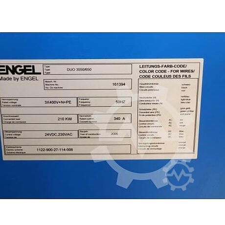 Spritzgießmaschine ENGEL DUO 3550/650