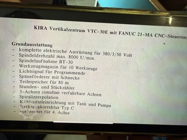  KIRA VTC 30 E