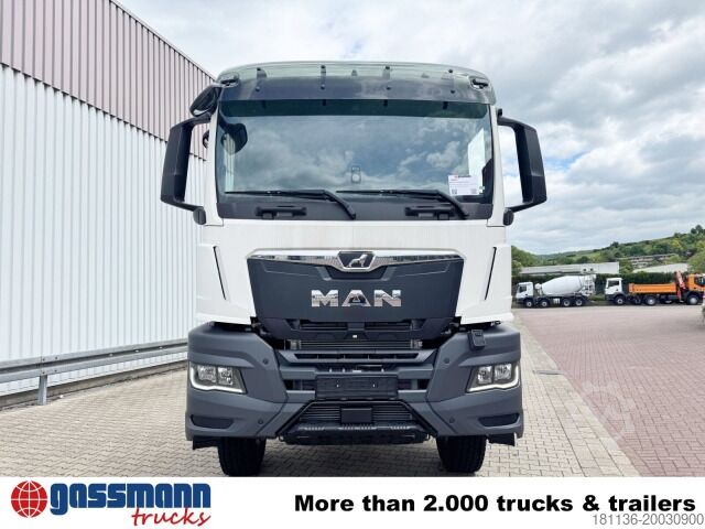 Āķa konteineru automašīna MAN TGS 33.480 6x6 BB CH, Hohe Bauart, Nebenantrieb