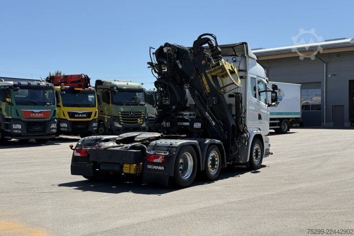 Standard SZM Scania G490 6x2 Hiab 165ZT Holzkrane / Swiss-Vehicle