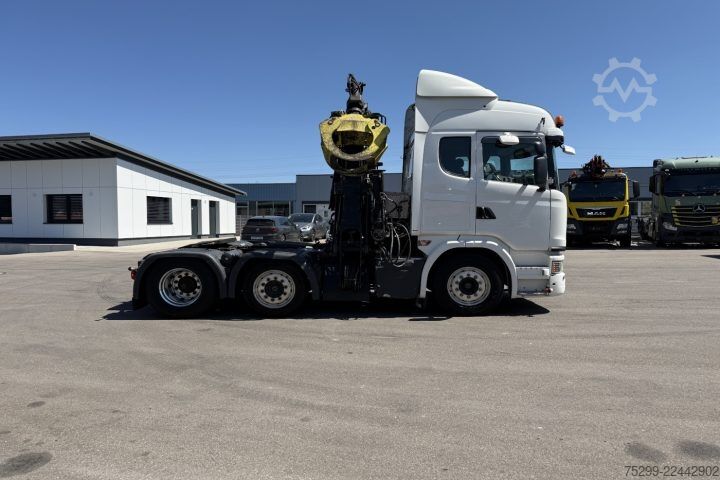 Standard SZM Scania G490 6x2 Hiab 165ZT Holzkrane / Swiss-Vehicle
