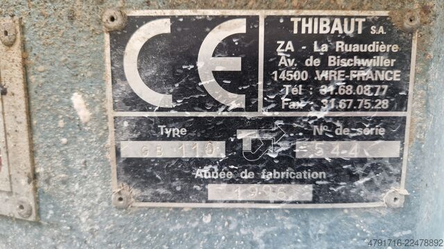যন্ত্রপাতি কেন্দ্র Thibaut GB110 WE