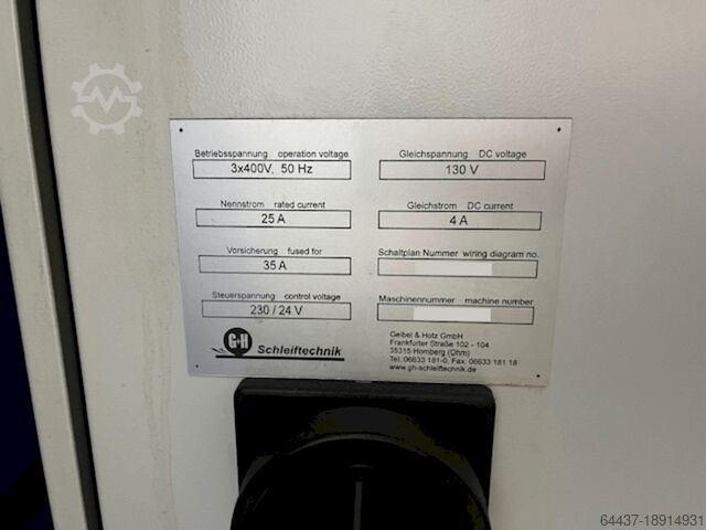 Flachschleifmaschine Geibel & Hotz FS 640 SD