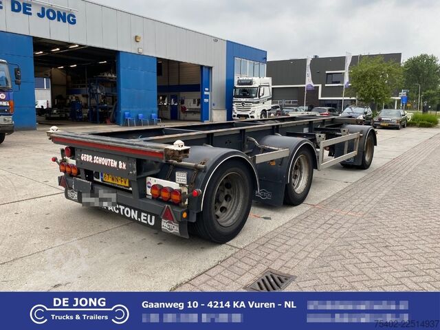 Transporte de contenedores Pacton AXC.330 AXC330 / 20 FT Container Chassis Aanhan...