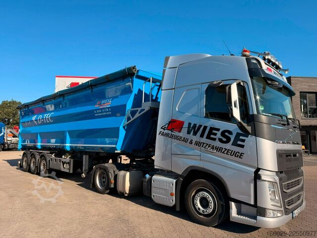 Semirremolque volquete D-TEC FL-3-S Stahl Kipper 50  57 m³ Schrott, Sauber!!!