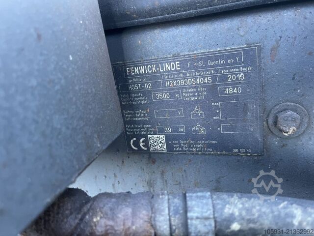 رافعات شوكية غاز البترول المسال Linde H35T-02