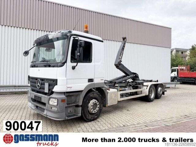 Camião porta-contentores de gancho Mercedes-Benz Actros 2536 L 6x2 , Lenk-/Liftachse