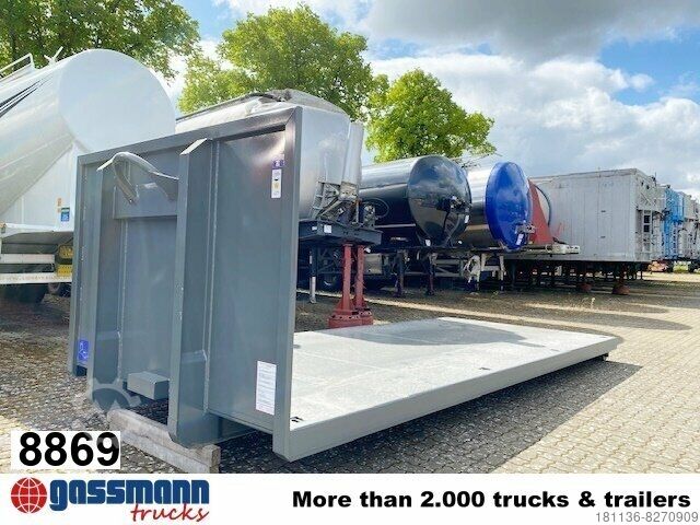 Contenedor de volteo Abrollplattform