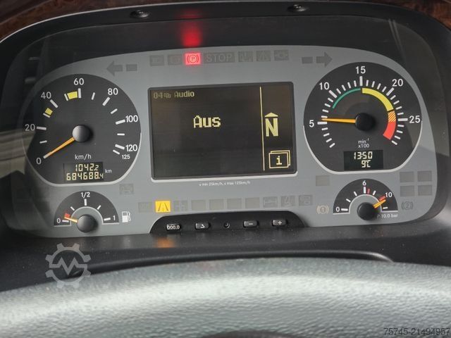 Standardowy ciągnik siodłowy MERCEDES-BENZ ACTROS 1854 V8 * RETARDER * TOP * 1A
