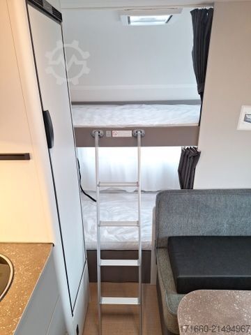 Karavan BÜRSTNER B66 480 TK Dusch-Paket, 1600kg, Radträger