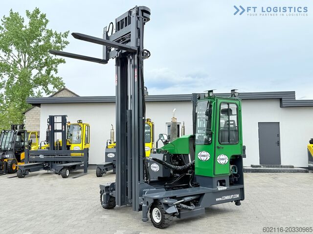 Empilhador de 4 vias Combilift C4000 / GAS / 9300MM / FREE-LIFT / CABIN