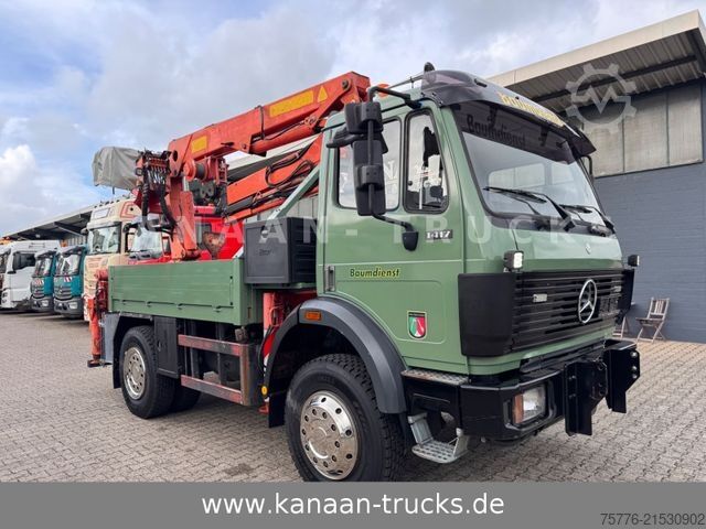 Dizalica na kamionu MERCEDES-BENZ 1417 AK Allrad Palfinger Montagekran 17,7m 64TKM