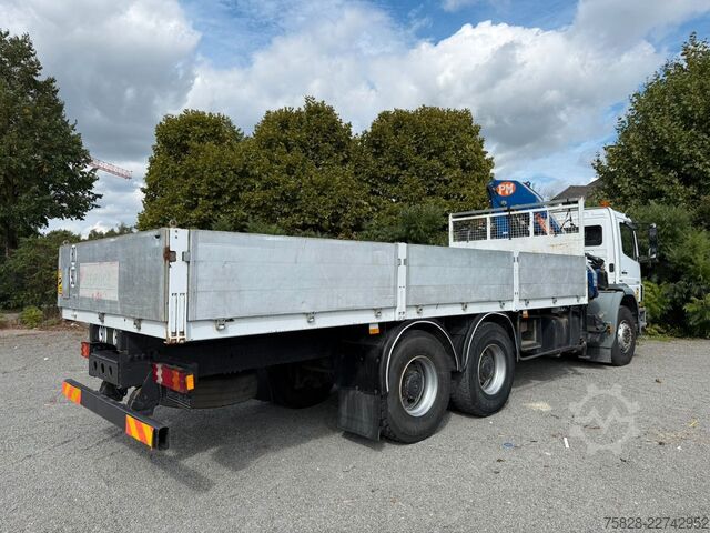 شاحنة مسطحة MERCEDES-BENZ Axor 2633 / 6x4 / Kran PM 15.5 LC / Funk Fern