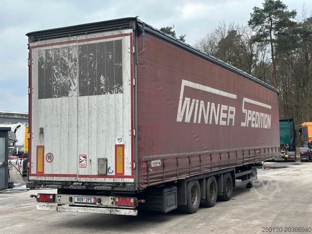 Atvira puspriekabė su tentu SCHMITZ CARGOBULL 2 x Vorh. Coil Edscha Verdeck Jumbo Auflieger