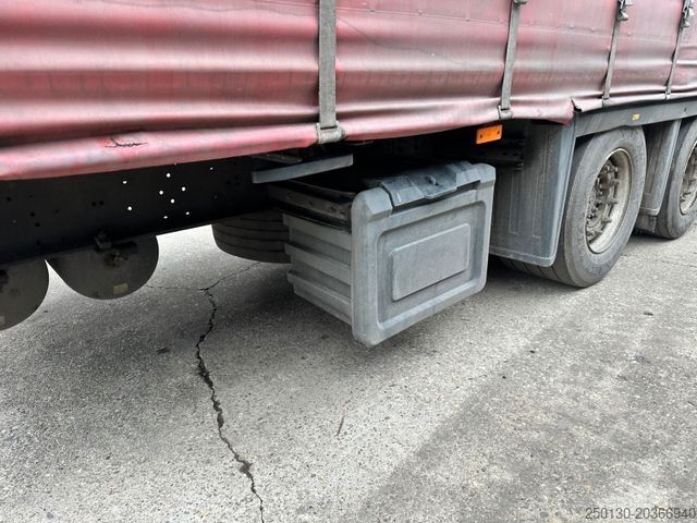 Atvira puspriekabė su tentu SCHMITZ CARGOBULL 2 x Vorh. Coil Edscha Verdeck Jumbo Auflieger