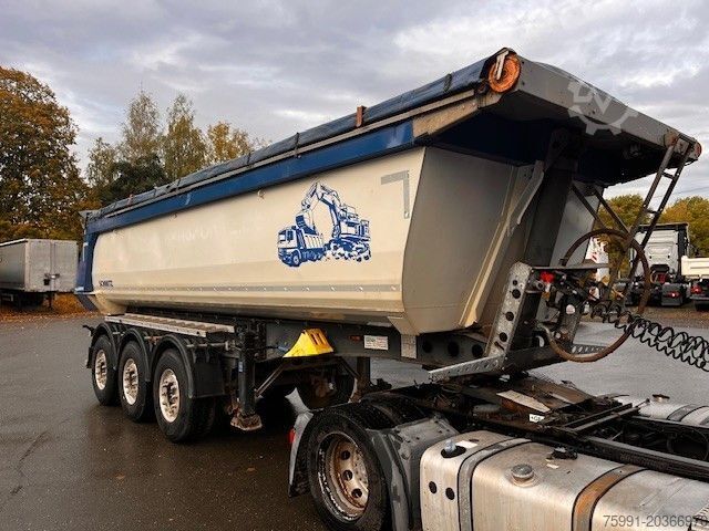 Savivartis puspriekabė SCHMITZ CARGOBULL Stahlmulde SKI SL7,2 mit Schiebeverdeck