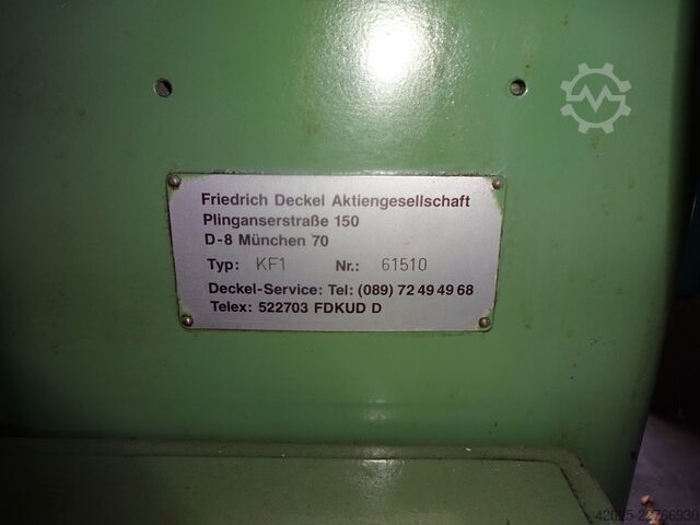 Fresatrice copiatrice DECKEL KF 1
