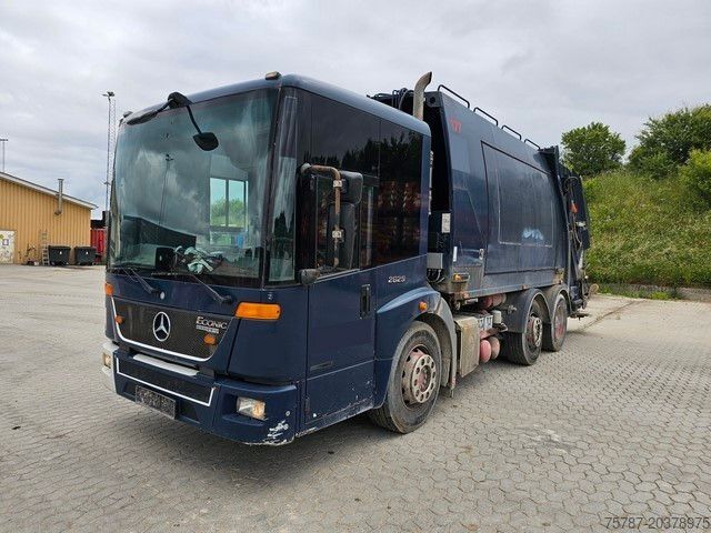Camión de la basura MERCEDES-BENZ 2629 NTM 21 cbm, 6x2, 1 Kammer