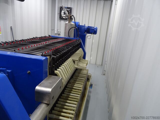 Containerized plate filter press HÄCKER KFP 630/28
