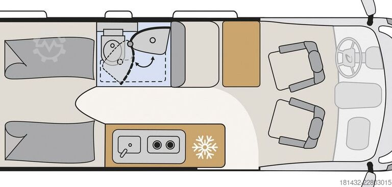 Campervan DETHLEFFS Globetrail Fiat 640 ES