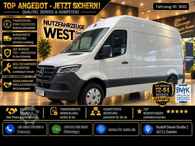 Furgoneta de caja alta MERCEDES-BENZ Sprinter 211/311 CDI*Hoch+Lang*L2-H2*Garantie