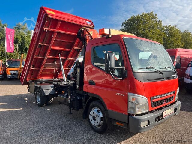 Furgon me tre anë me kiper MITSUBISHI Canter 7c14 *3S.Kipper+Palfinger Kran PK 4100C