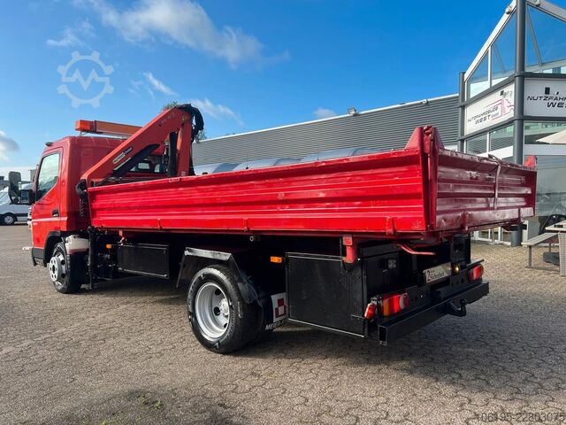 Furgon me tre anë me kiper MITSUBISHI Canter 7c14 *3S.Kipper+Palfinger Kran PK 4100C