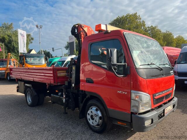 Furgon me tre anë me kiper MITSUBISHI Canter 7c14 *3S.Kipper+Palfinger Kran PK 4100C