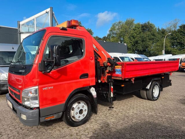 Furgon me tre anë me kiper MITSUBISHI Canter 7c14 *3S.Kipper+Palfinger Kran PK 4100C