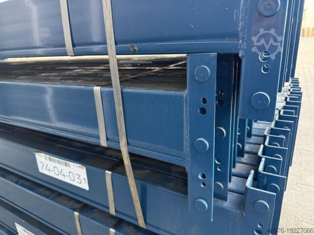 חוצה מתלה משטחים במחסן מפרץ גבוה Polypal Stockpal / K: 120 x 50 mm lichte Weite: 2.700 mm