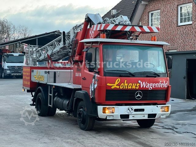 Camion nacelle élévatrice MERCEDES-BENZ 1120/37 Metz DLK 16-4 SE Leiterwagen 16m.