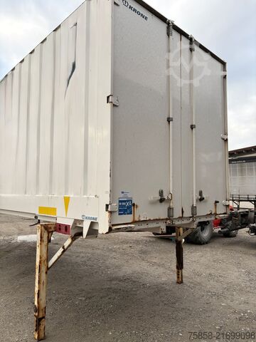Caja intercambiable con estructura de caja Krone BDF Stahl Wechselkoffer Türen