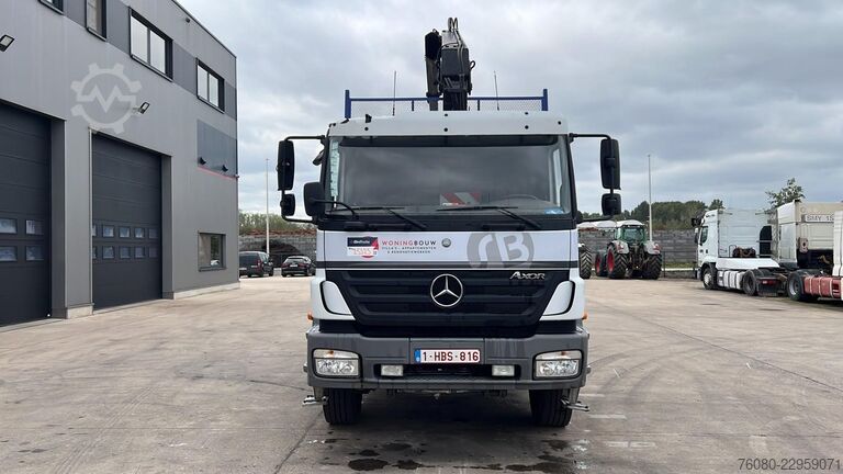 Samovoz z žerjavom Mercedes-Benz Axor 1828 (BELGIAN TRUCK / HIAB 122 E / MANUAL ...