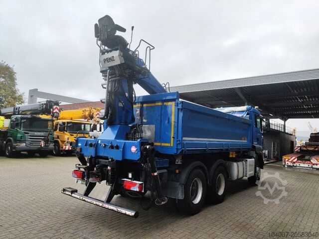 Trukkabíll MAN TGS 26.480 6x4 Meiller 3 Seitenkipper Penz 20LP...