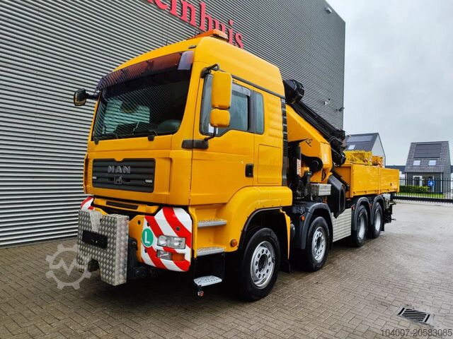 Camião-grua MAN TGA 35.480 8x4 Palfinger PK 85002 Jip Winch