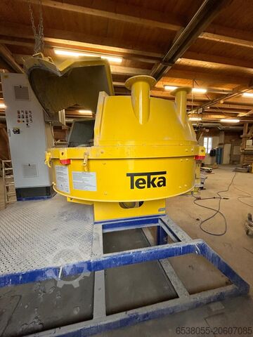 Impianto di betonaggio stazionario TEKA Ringtrogmischer 750L
