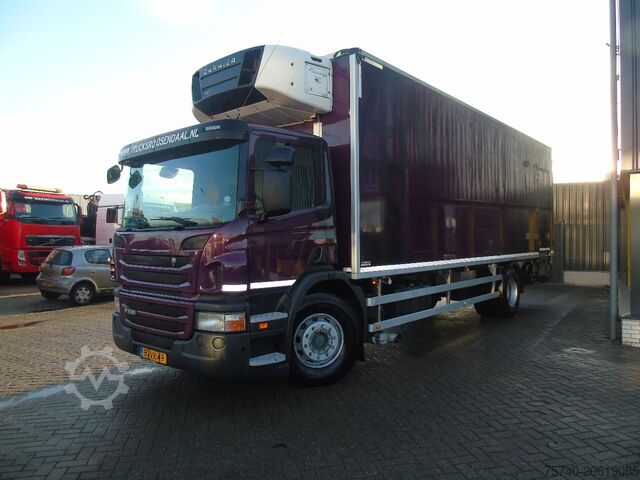 Kølet/frosset transport Scania P230 + carrier supra 950 + euro 5 + lift
