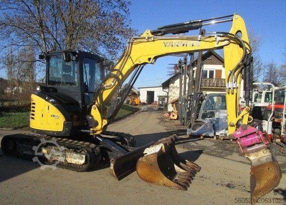 Minirýpadlo Yanmar VIO 57 - POWERTILT + Schnellwechsler + 4 Löffel