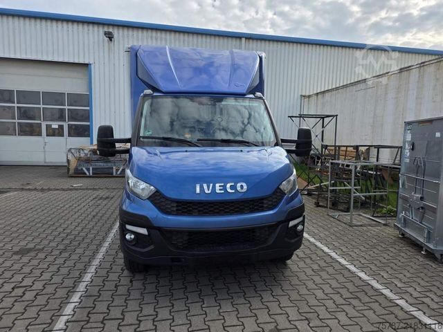 Skriňová dodávka IVECO 72-210 KJoffer mit Ladebordwand,AHK, Blatt/ Luft