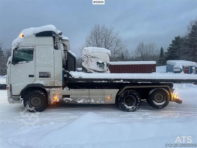 Sistema de braço de gancho Volvo FH12 snow-plow equipped hook truck with Danish cab