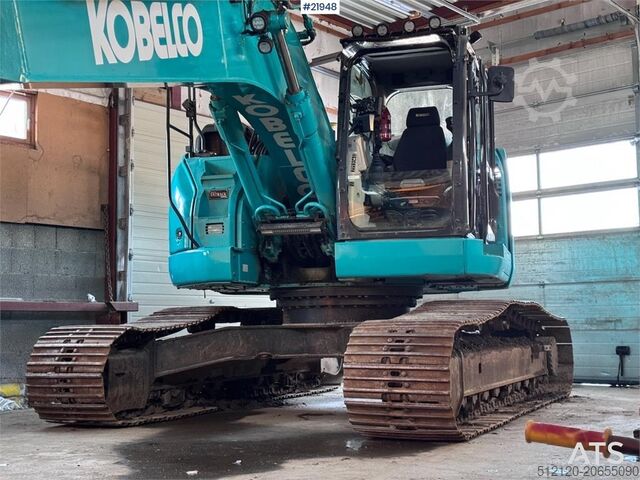 Escavadora de lagartas Kobelco SK270 SRLC-5E w/ Bucket and GPS. Certified!
