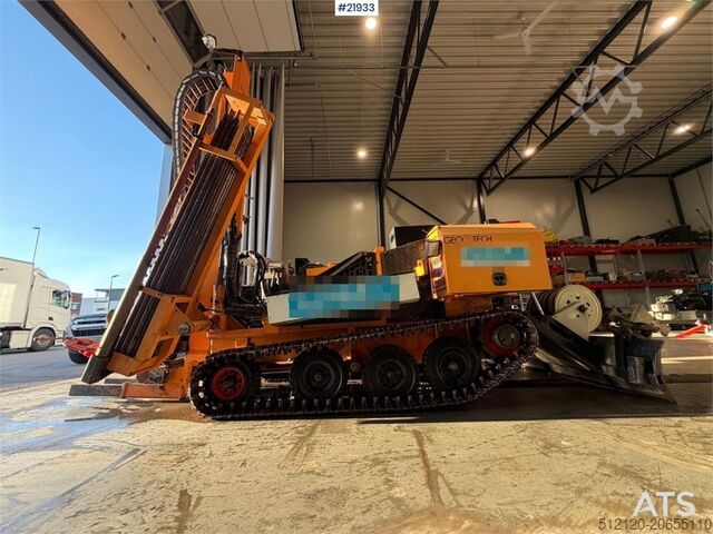 Máquina de perfuração de terras Geotech 605 Georigger with shear