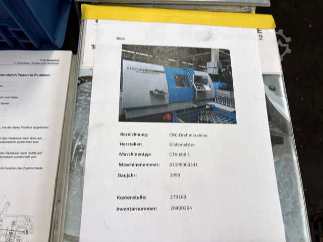  Gildemeister CTX 600 E