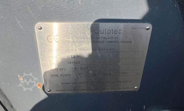 Outro Metso METSO OUTOTEC LOKOTRACK ST2.3*MOBILE SIEBANLAGE