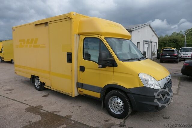 Transporter mit Koffer iveco Daily 35 S11 C30C AUTOMATIK KAMERA MAXI KAMERA Regale LUFT - EURO 5 - CoC
