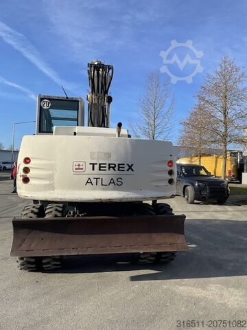 Mobilbagger ATLAS Terex 1305M mit Greifer