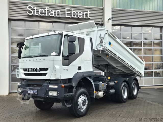 Three-sided tipper truck IVECO Trakker AT260T41W 6x6 Meiller AHK