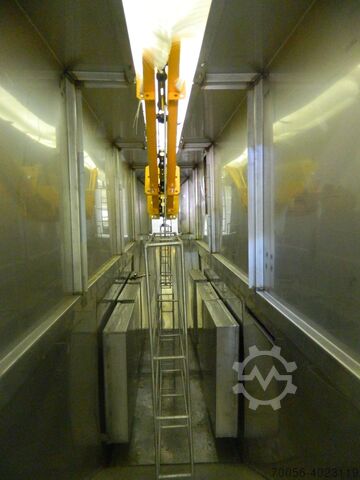Chaîne transporteuse système pièces machine à laver INTERSONIK HANGWASH