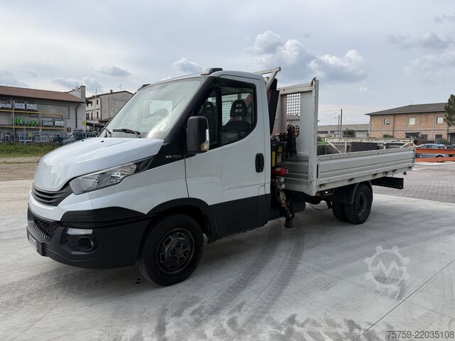Xe tải gắn cần cẩu Iveco Daily 35C16 Pritsche mit Kran FASSI F32A